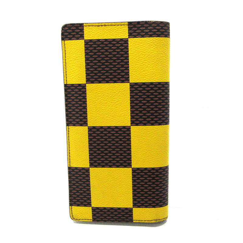 LOUIS VUITTON | ルイ・ヴィトン ポルトフォイユブラザNM 二つ折り 長財布 N40541 イエロー×ブラウン【三重本店】