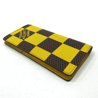 LOUIS VUITTON | ルイ・ヴィトン ポルトフォイユブラザNM 二つ折り 長財布 N40541 イエロー×ブラウン【三重本店】