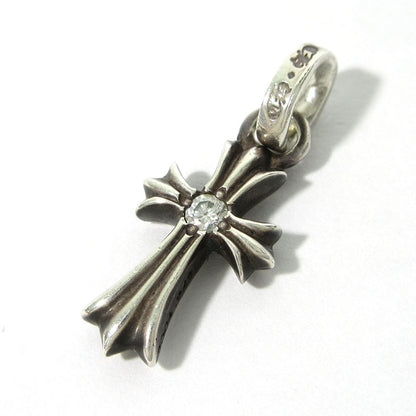 CHROME HEARTS | クロムハーツ CHクロスベビーファットチャーム with シングルダイヤモンド ペンダントトップ シルバー【三重本店】