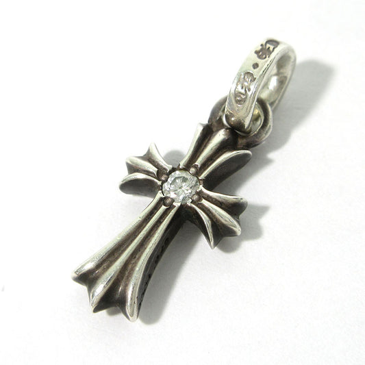 CHROME HEARTS | クロムハーツ CHクロスベビーファットチャーム with シングルダイヤモンド ペンダントトップ シルバー【三重本店】