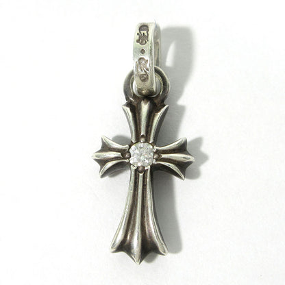 CHROME HEARTS | クロムハーツ CHクロスベビーファットチャーム with シングルダイヤモンド ペンダントトップ シルバー【三重本店】