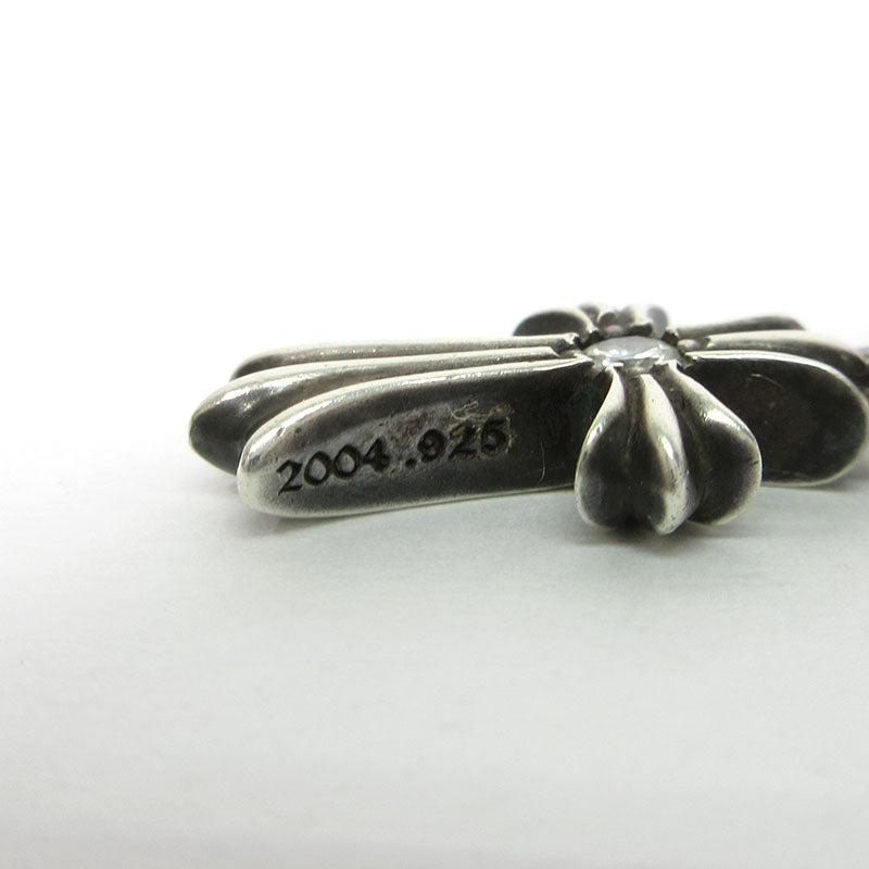 CHROME HEARTS | クロムハーツ CHクロスベビーファットチャーム with シングルダイヤモンド ペンダントトップ シルバー【三重本店】