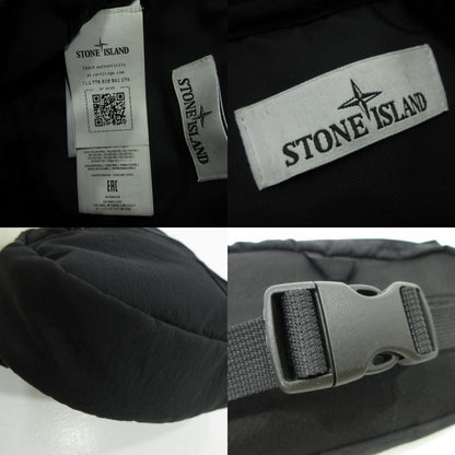STONE ISLAND | ストーンアイランド ベルトバッグ ボディバッグ 811591576 ブラック【三重本店】