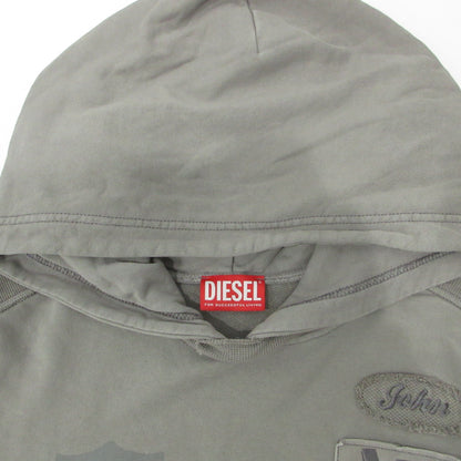 DIESEL | ディーゼル パッチディティール パーカー A10450 グレー サイズ：XXL【三重本店】