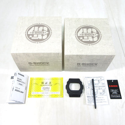 CASIO | カシオ G-SHOCK 40th Anniversary REMASTER BLACK 40周年記念 リマスター・ブラック 腕時計 DWE-5657RE-1JR デジタル表示 クオーツ ブラック系×ゴールド【三重本店】