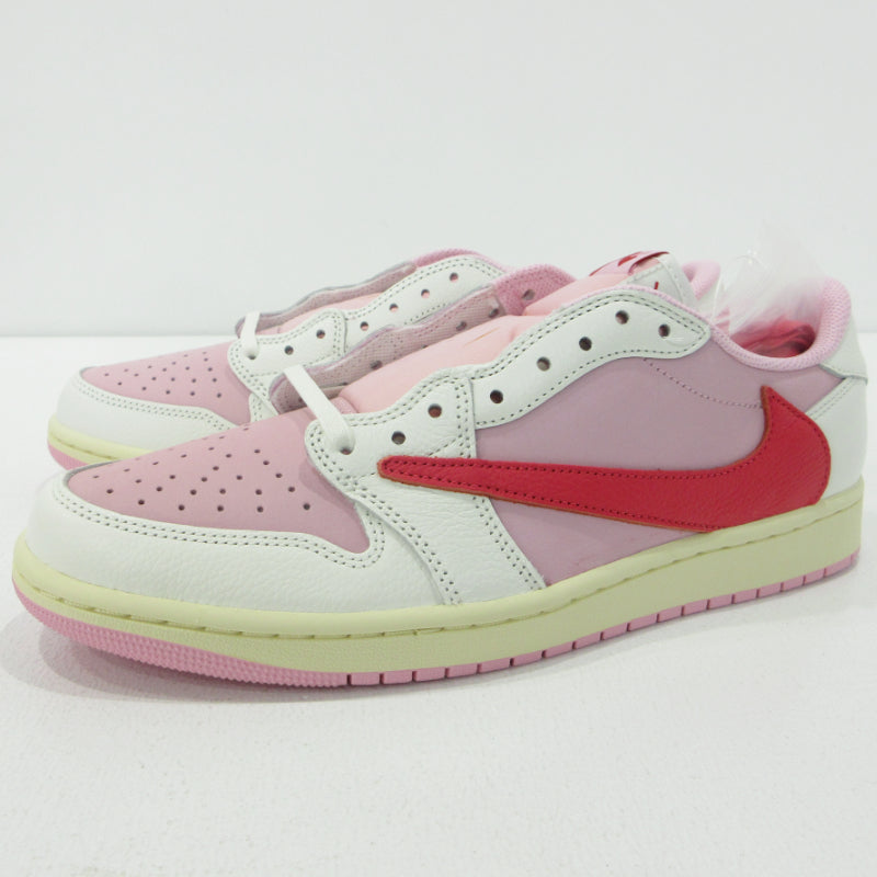 NIKE | ナイキ Air Jordan 1 Retro Low OG Travis Scott トラヴィス・スコット スニーカー IQ7604-101 ピンク 28.5cm【三重本店】