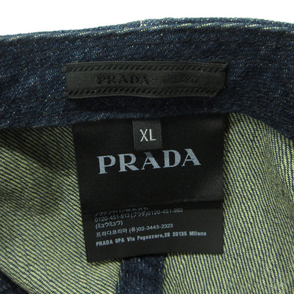 PRADA | プラダ デニム ベースボールキャップ キャップ 2HC274 ブルー サイズ：XL【三重本店】