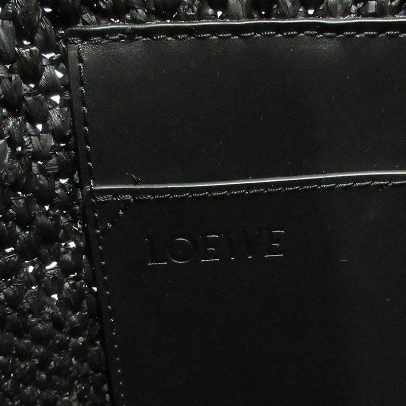 LOEWE | ロエベ ロエベフォント 2wayバッグ ミディアム トートバッグ ブラック【三重本店】