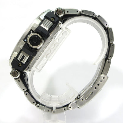 CASIO | カシオ G-SHOCK MT-G GPSハイブリッド電波ソーラー 腕時計 MTG-G1000D-1AJF 多針アナログ表示 タフソーラー電波時計 ブラック×シルバー【三重本店】