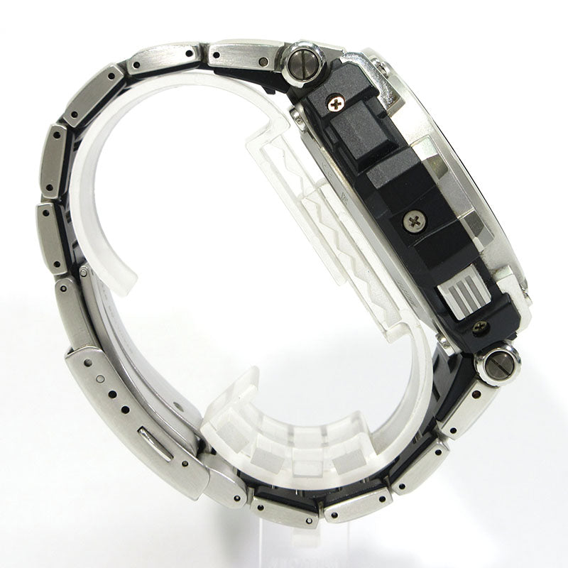 CASIO | カシオ G-SHOCK MT-G GPSハイブリッド電波ソーラー 腕時計 MTG-G1000D-1AJF 多針アナログ表示 タフソーラー電波時計 ブラック×シルバー【三重本店】