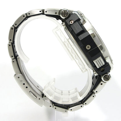 CASIO | カシオ G-SHOCK MT-G GPSハイブリッド電波ソーラー 腕時計 MTG-G1000D-1AJF 多針アナログ表示 タフソーラー電波時計 ブラック×シルバー【三重本店】