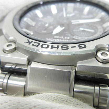 CASIO | カシオ G-SHOCK MT-G GPSハイブリッド電波ソーラー 腕時計 MTG-G1000D-1AJF 多針アナログ表示 タフソーラー電波時計 ブラック×シルバー【三重本店】