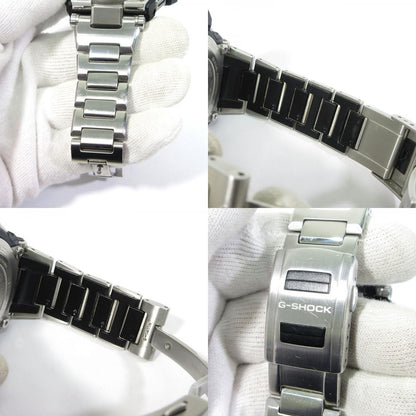 CASIO | カシオ G-SHOCK MT-G GPSハイブリッド電波ソーラー 腕時計 MTG-G1000D-1AJF 多針アナログ表示 タフソーラー電波時計 ブラック×シルバー【三重本店】