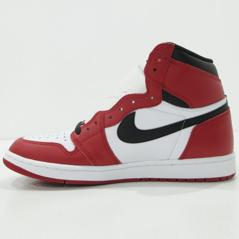 NIKE | ナイキ Air Jordan 1 Retro High CHICAGO エアジョーダン 1 レトロ ハイ オリジナル シカゴ スニーカー 555088-101 レッド 28.5cm【三重本店】