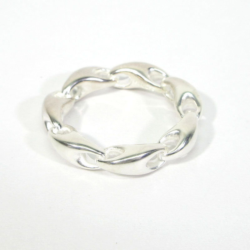 GEORG JENSEN | ジョージジェンセン "GEORG JENSEN REFLECT" LINK RING "ジョージ ジェンセン リフレクト" リンク リング サイズ：50(約10号) リング・指輪 シルバー【三重本店】