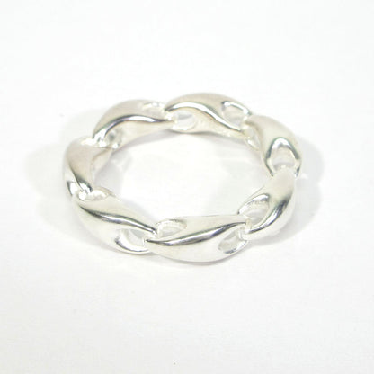 GEORG JENSEN | ジョージジェンセン "GEORG JENSEN REFLECT" LINK RING "ジョージ ジェンセン リフレクト" リンク リング サイズ：50(約10号) リング・指輪 シルバー【三重本店】
