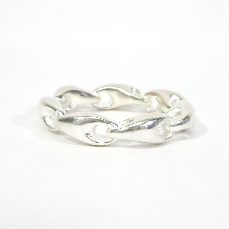 GEORG JENSEN | ジョージジェンセン "GEORG JENSEN REFLECT" LINK RING "ジョージ ジェンセン リフレクト" リンク リング サイズ：50(約10号) リング・指輪 シルバー【三重本店】
