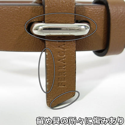 Salvatore Ferragamo | サルヴァトーレフェラガモ レザーブレスレット ブレスレット 0764611 ブラウン系【三重本店】