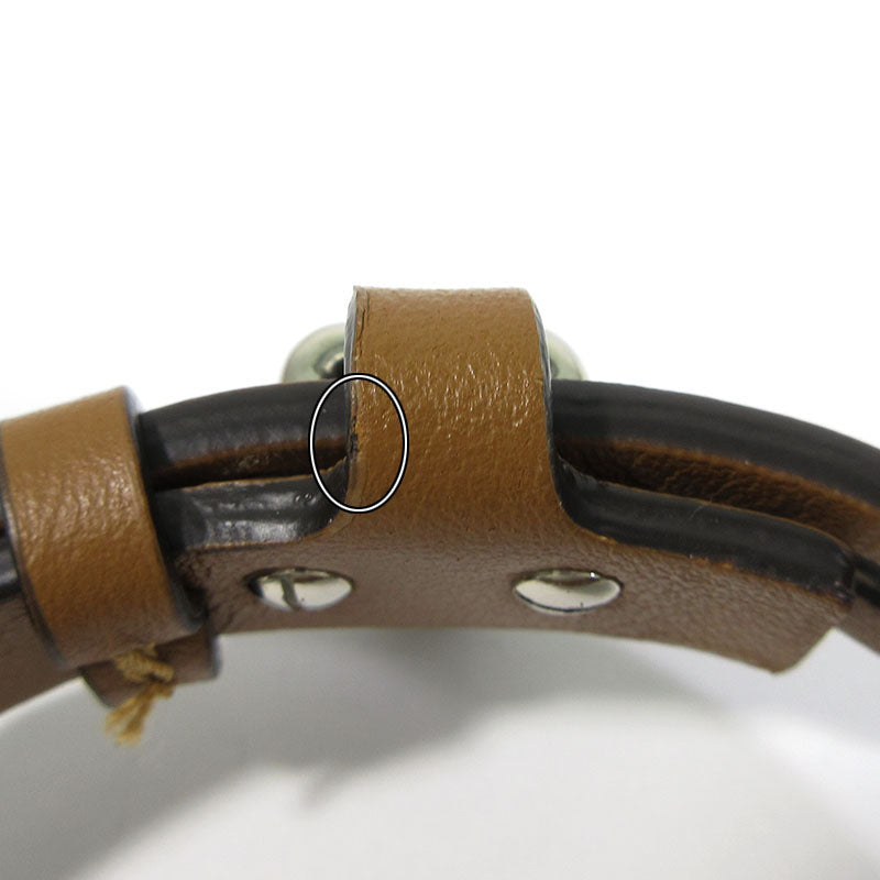 Salvatore Ferragamo | サルヴァトーレフェラガモ レザーブレスレット ブレスレット 0764611 ブラウン系【三重本店】