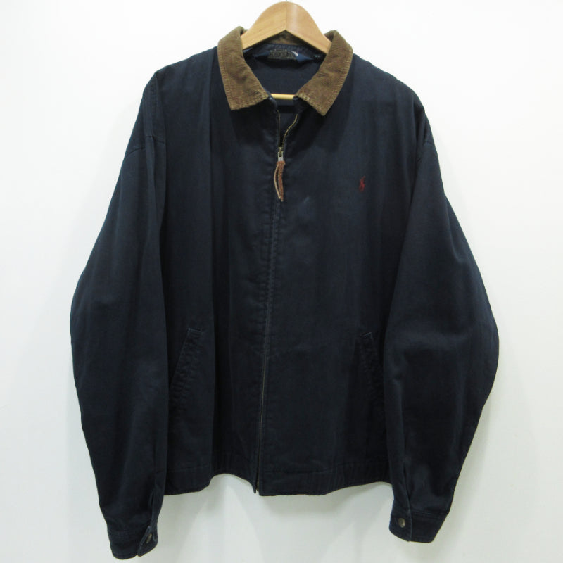 POLO RALPH LAUREN | ポロ・ラルフローレン スイングトップジャケット 三角タグ スイングトップ ブラック サイズ：XL【三重本店】