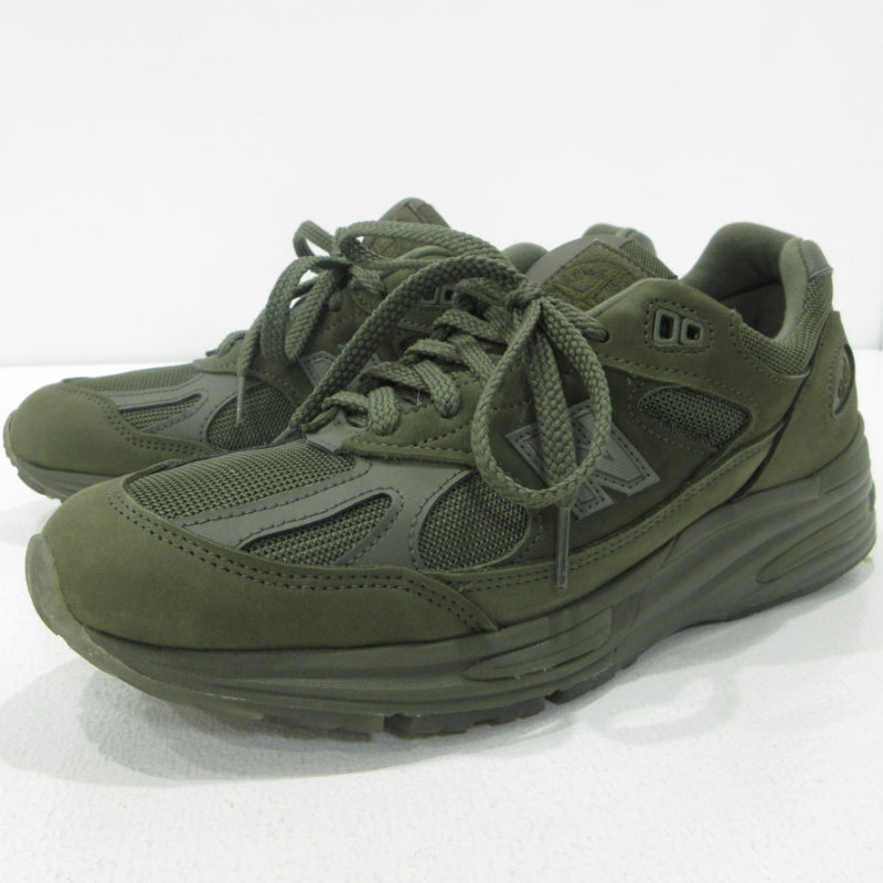 NEW BALANCE | ニューバランス 991V2 ×Stone Island スニーカー U991SC2 カーキグリーン 26.5cm【三重本店】