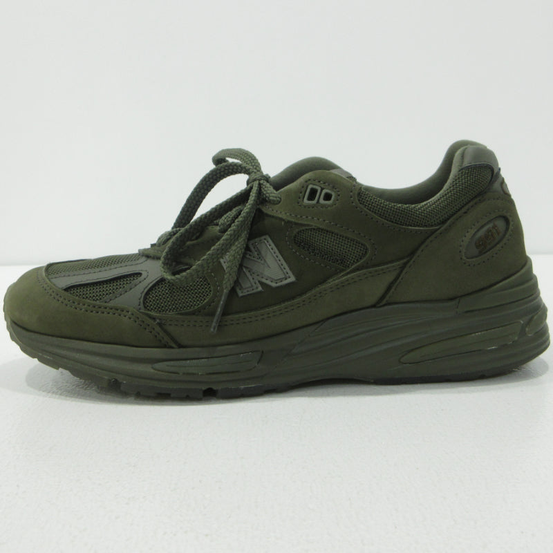 NEW BALANCE | ニューバランス 991V2 ×Stone Island スニーカー U991SC2 カーキグリーン 26.5cm【三重本店】