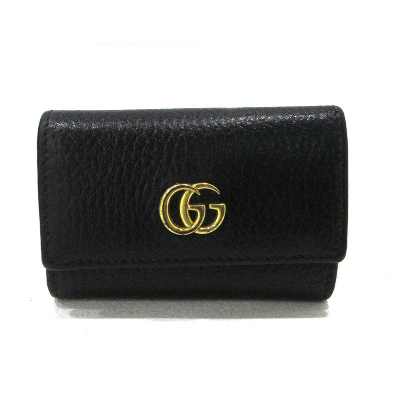 GUCCI | グッチ ダブルG 6連 キーケース 456118 ブラック【三重本店】
