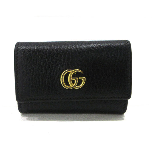 GUCCI | グッチ ダブルG 6連 キーケース 456118 ブラック【三重本店】