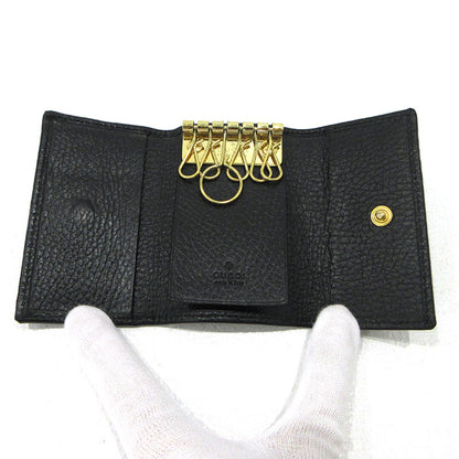 GUCCI | グッチ ダブルG 6連 キーケース 456118 ブラック【三重本店】