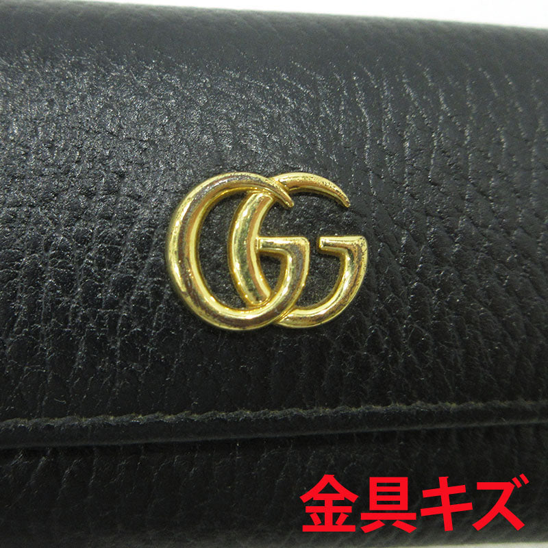 GUCCI | グッチ ダブルG 6連 キーケース 456118 ブラック【三重本店】
