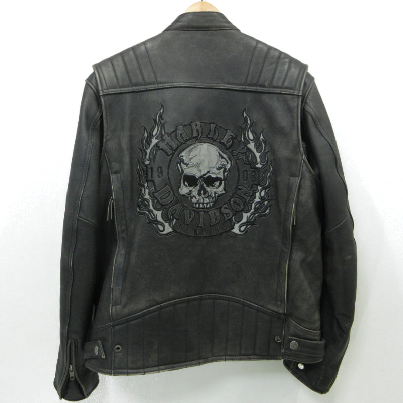 HARLEY-DAVIDSON | ハーレーダビットソン レザー ブラック サイズ：M【三重本店】