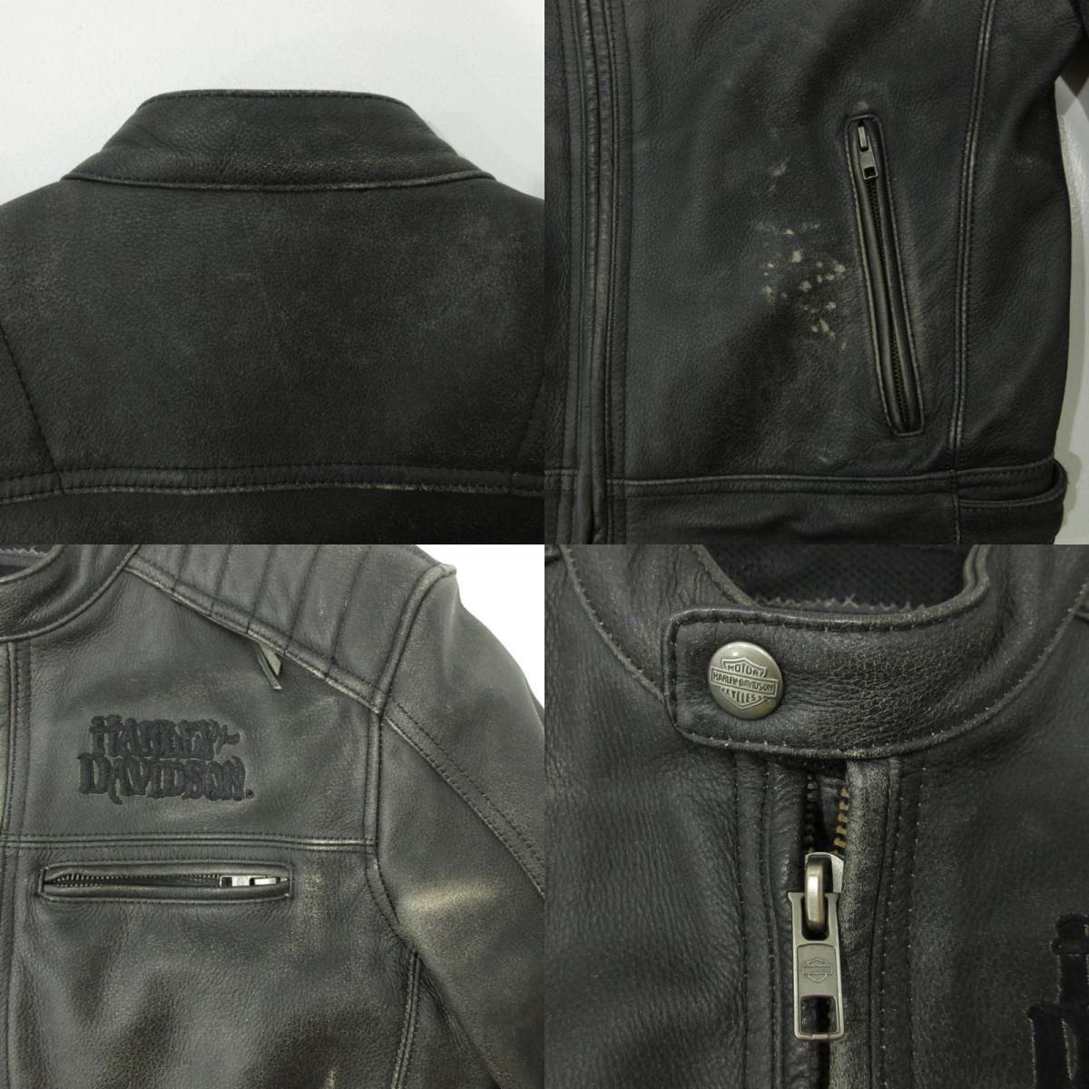 HARLEY-DAVIDSON | ハーレーダビットソン レザー ブラック サイズ：M【三重本店】