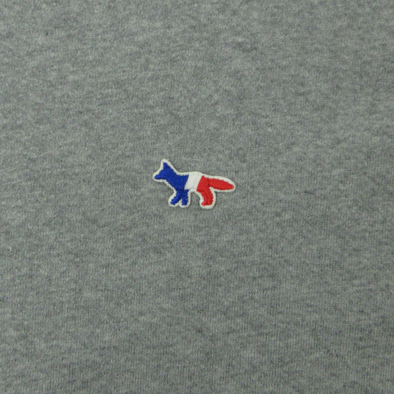 MAISON KITSUNE | メゾンキツネ TRICOLOR FOX PATCH スウェット KMM-2802-A グレー サイズ：XS【三重本店】