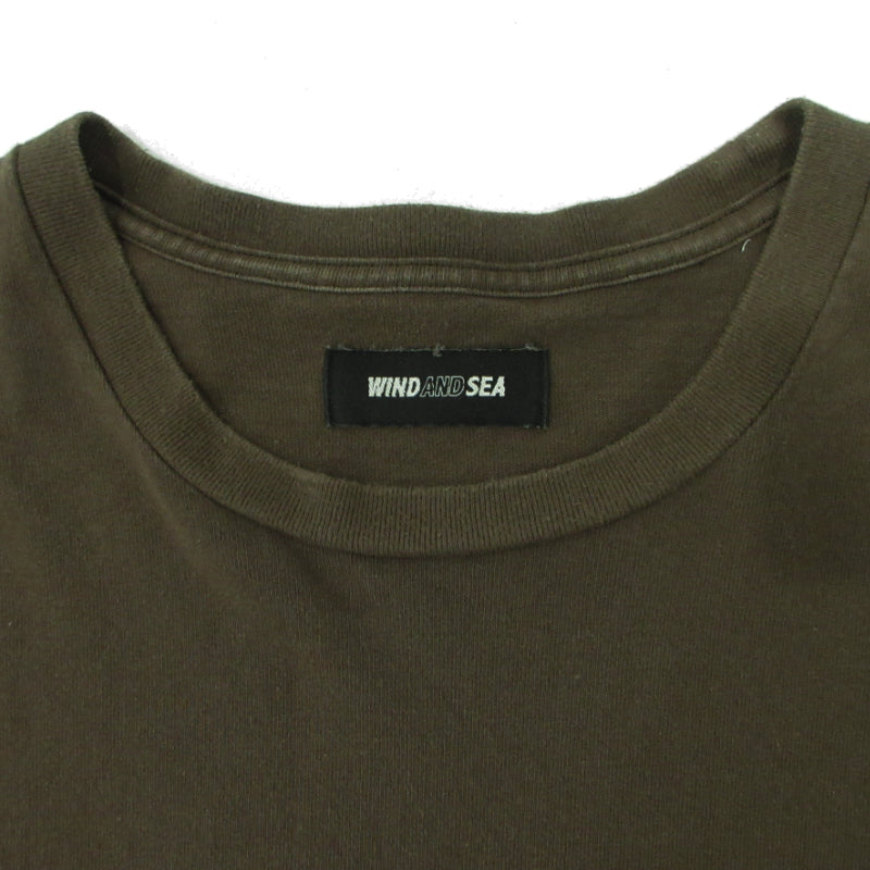 WIND AND SEA | ウィンダンシーウインダンシー 長袖Ｔシャツ WDS-O-BALL-24-Q1-CS-01 ブラウン サイズ：L【三重本店】