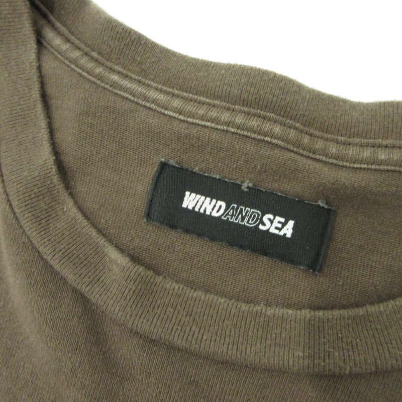 WIND AND SEA | ウィンダンシーウインダンシー 長袖Ｔシャツ WDS-O-BALL-24-Q1-CS-01 ブラウン サイズ：L【三重本店】