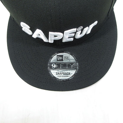 NEW ERA | ニューエラ ×SAPEur(サプール) コラボレーション 9FIFTY スナップバックキャップ サイズ：MEDIUM/LARGE キャップ ブラック【三重本店】