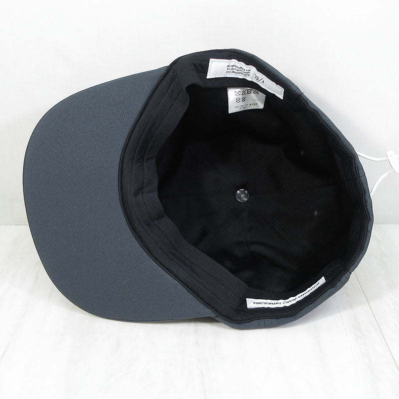 F/CE. | エフシーイー 8 PANNEL CONTOUR CAP 8パネル コントール キャップ / ロゴ刺繍 キャップ FAC38252U0003 Charcoal サイズ：FreeSize【三重本店】