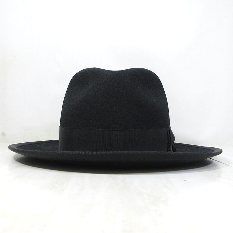 The H.W.DOG&Co. | ザエイチダブリュードッグアンドコー POINT-H 中折れハット ティアドロップ型 ハット D-00008-H ブラック サイズ：34【三重本店】
