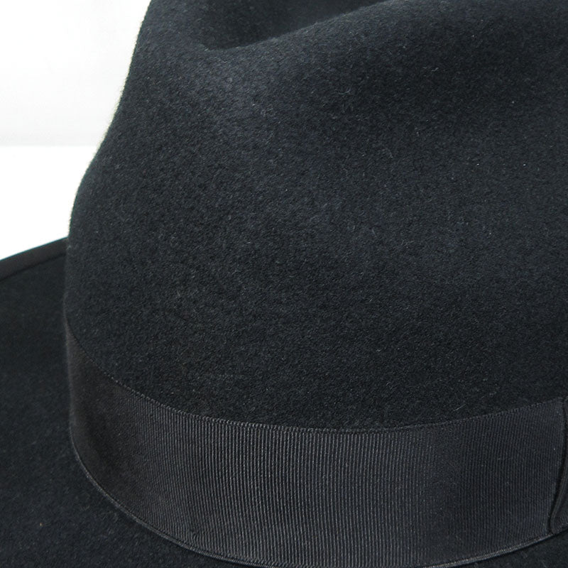 The H.W.DOG&Co. | ザエイチダブリュードッグアンドコー POINT-H 中折れハット ティアドロップ型 ハット D-00008-H ブラック サイズ：34【三重本店】