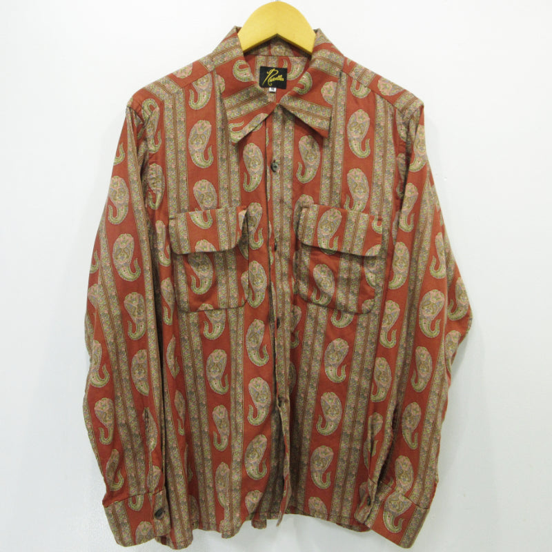 Needles | ニードルス Classic Shirt Paisley クラシックシャツ ペイズリー 長袖シャツ OT209 オレンジ サイズ：M【三重本店】