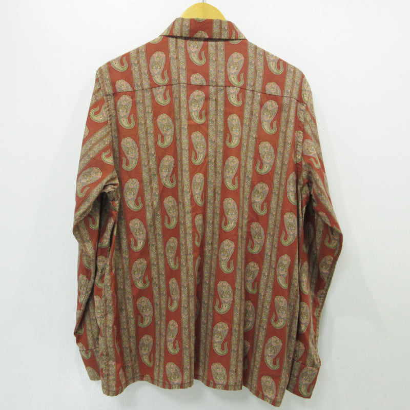 Needles | ニードルス Classic Shirt Paisley クラシックシャツ ペイズリー 長袖シャツ OT209 オレンジ サイズ：M【三重本店】