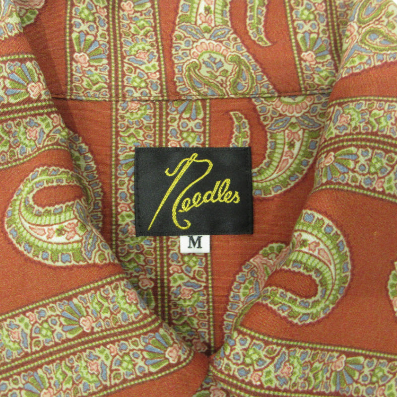 Needles | ニードルス Classic Shirt Paisley クラシックシャツ ペイズリー 長袖シャツ OT209 オレンジ サイズ：M【三重本店】