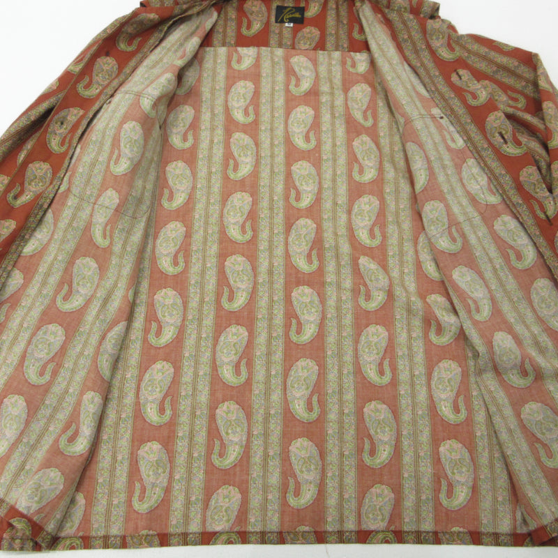 Needles | ニードルス Classic Shirt Paisley クラシックシャツ ペイズリー 長袖シャツ OT209 オレンジ サイズ：M【三重本店】