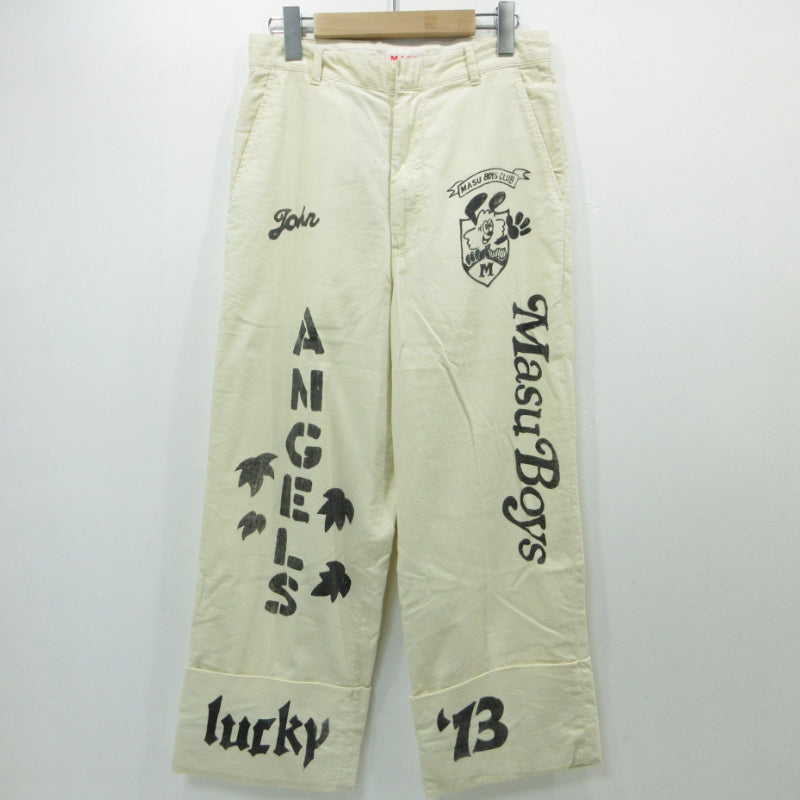 ×VERDY パンツ M25K6PT009 ホワイト サイズ：44【三重本店】