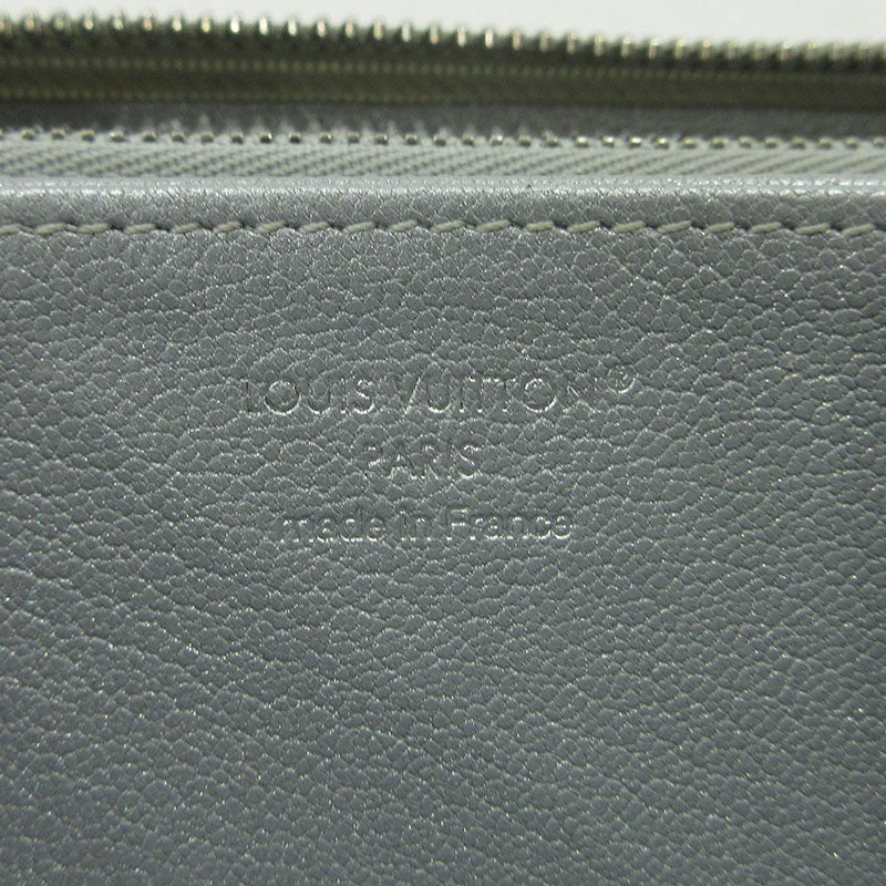 LOUIS VUITTON | ルイ・ヴィトン ジッピーウォレット エキゾチックパイソン 長財布 N87182 グレー×シルバー【三重本店】