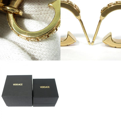 VERSACE | ヴェルサーチ メデューサ グレカ サークル ピアス ピアス ゴールド系【三重本店】