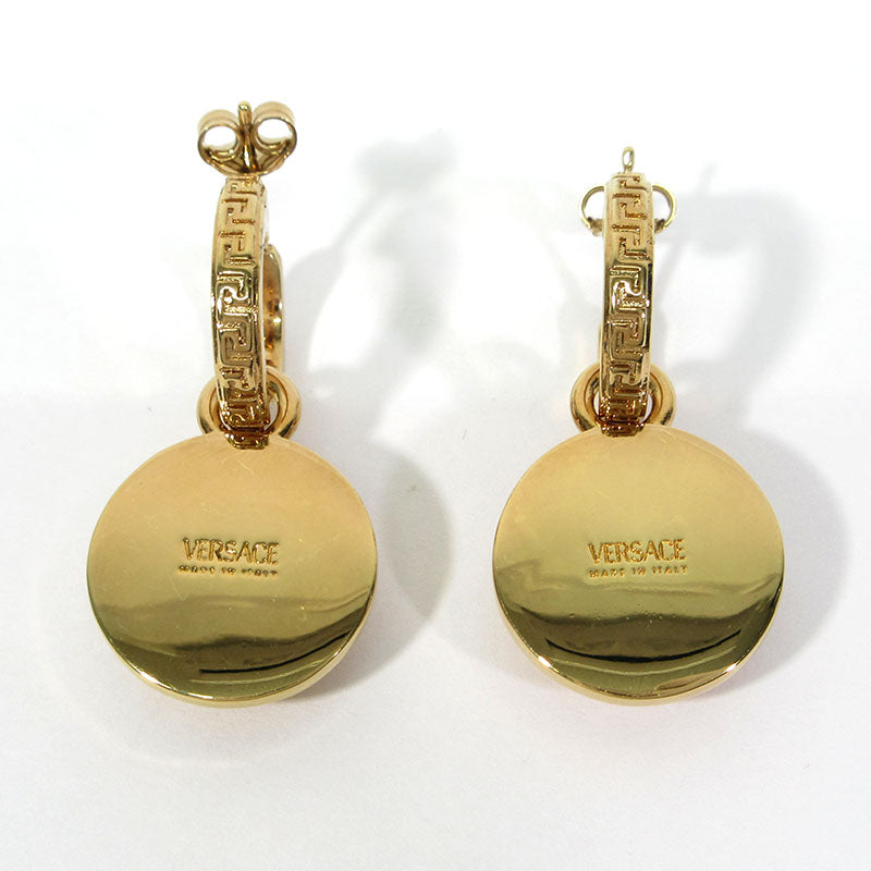 VERSACE | ヴェルサーチ メデューサ グレカ サークル ピアス ピアス ゴールド系【三重本店】