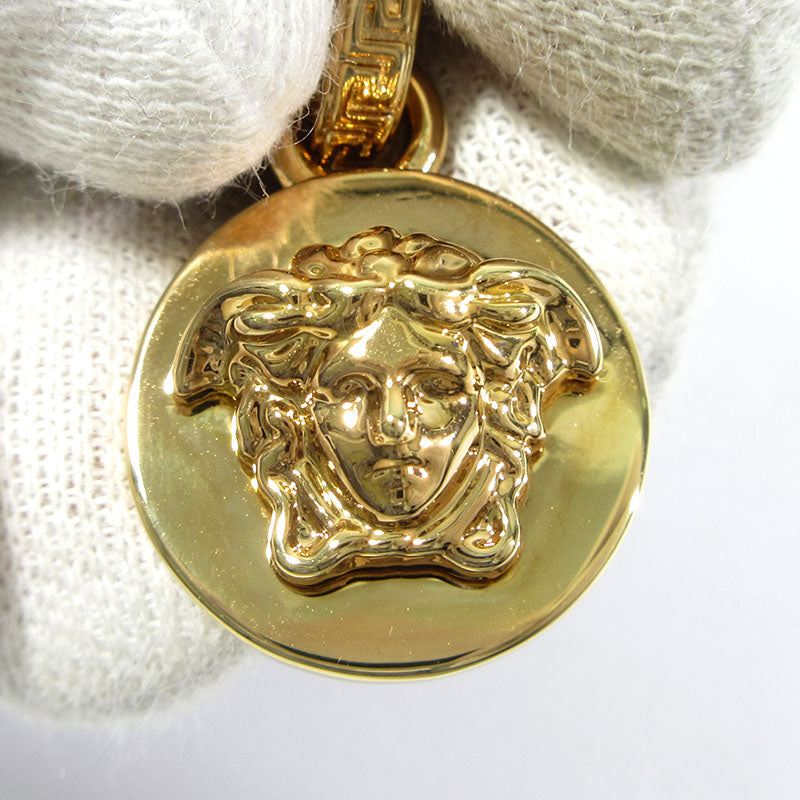 VERSACE | ヴェルサーチ メデューサ グレカ サークル ピアス ピアス ゴールド系【三重本店】