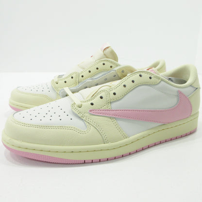 NIKE | ナイキ AJ1 Retro Low OG ×Travis Scott エア ジョーダン トラヴィス スコット スニーカー IQ7604-100 ピンク 28.5cm【三重本店】
