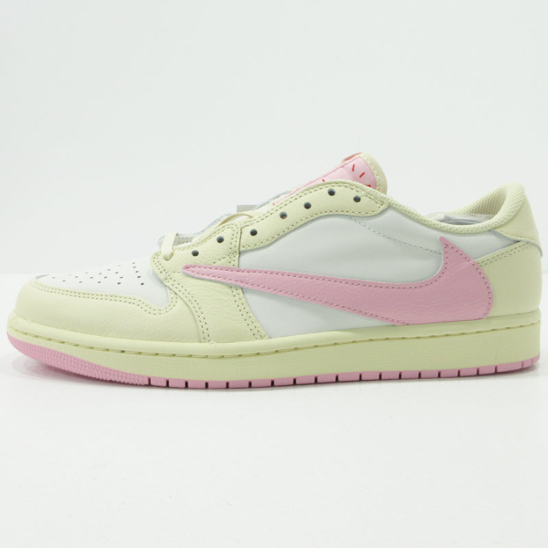 NIKE | ナイキ AJ1 Retro Low OG ×Travis Scott エア ジョーダン トラヴィス スコット スニーカー IQ7604-100 ピンク 28.5cm【三重本店】